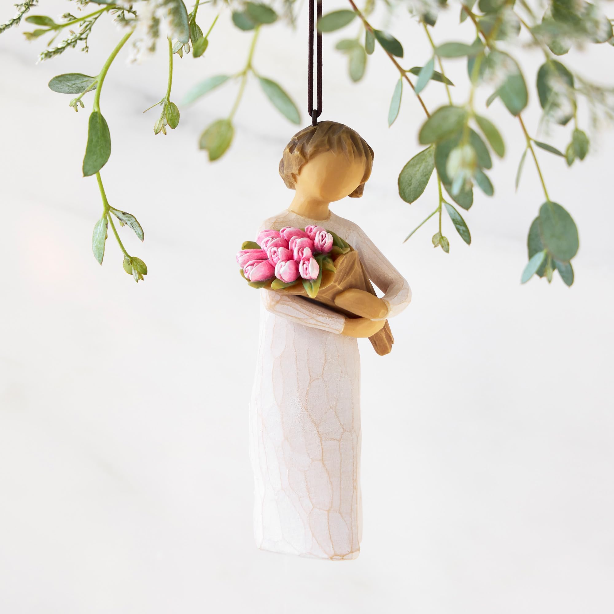Willow Tree Bright Hope Ornament, Bold Confidence and Bright Hopes for You, Expression of Support for Those Needing Hope and Encouragement, Sculpted Hand-Painted Ornament Figurine - Image 4