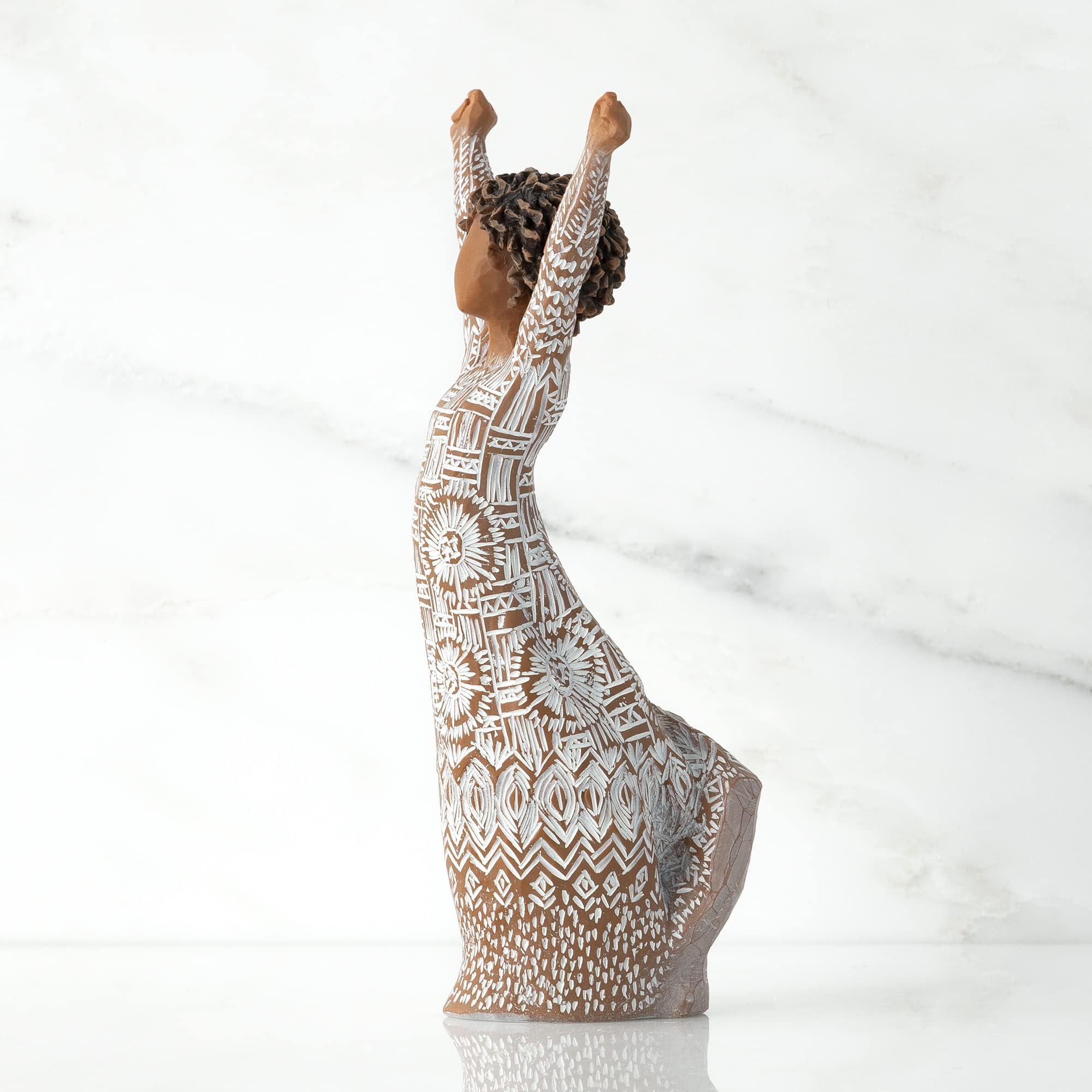 Willow Tree Courageous Joy, Courage to be seen, to be Heard, to be Healed, Expresses Encouragement, Support, Strength, Gift of Congratulations, Inspiration for Graduates, Sculpted Hand-Painted Figure - Image 3