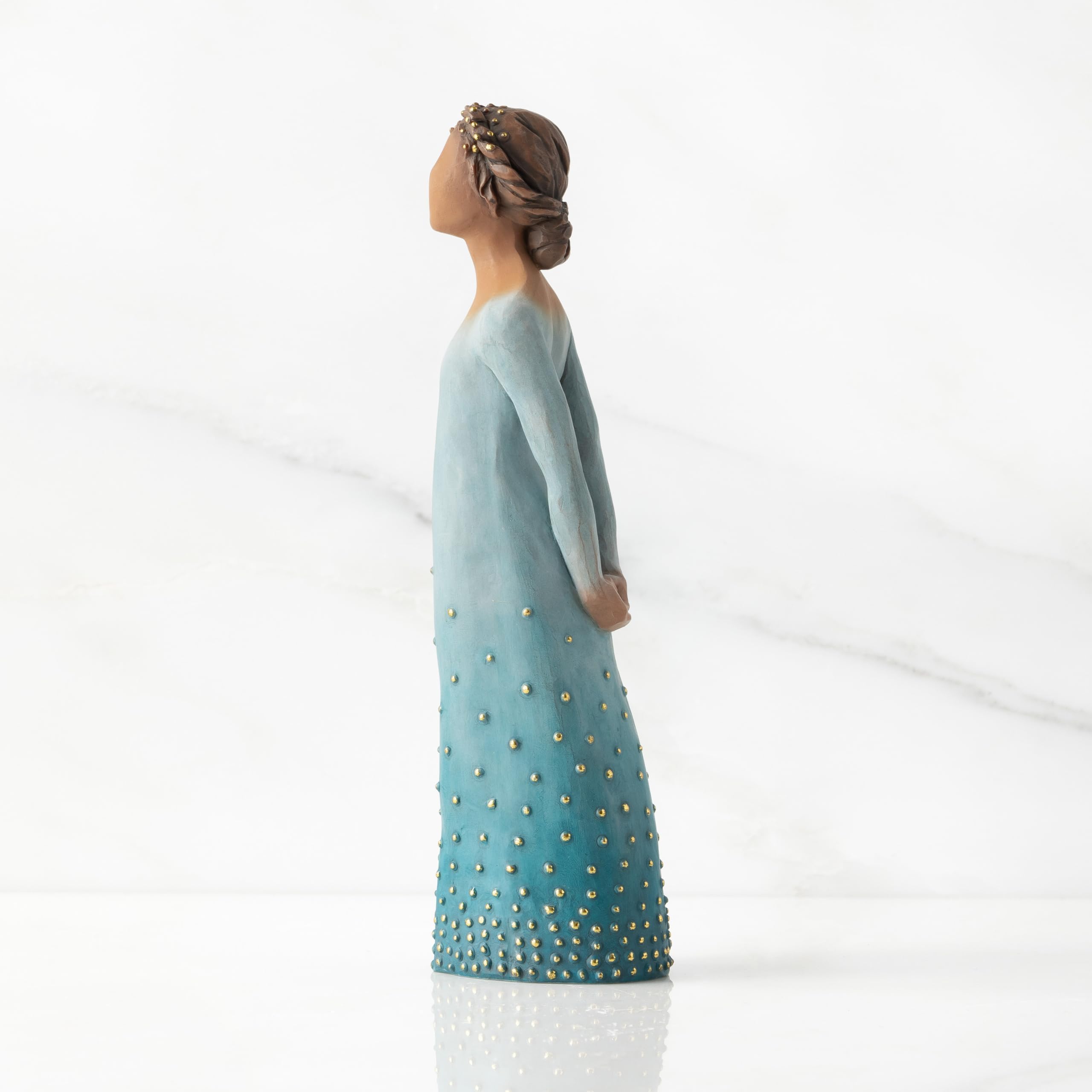 Willow Tree Radiance (Darker Skin), Your Strength and Beauty Shine from Within, Gift of Support, Encouragement, Overcoming Adversity or Celebration, Sculpted Hand-Painted Figure - Image 3