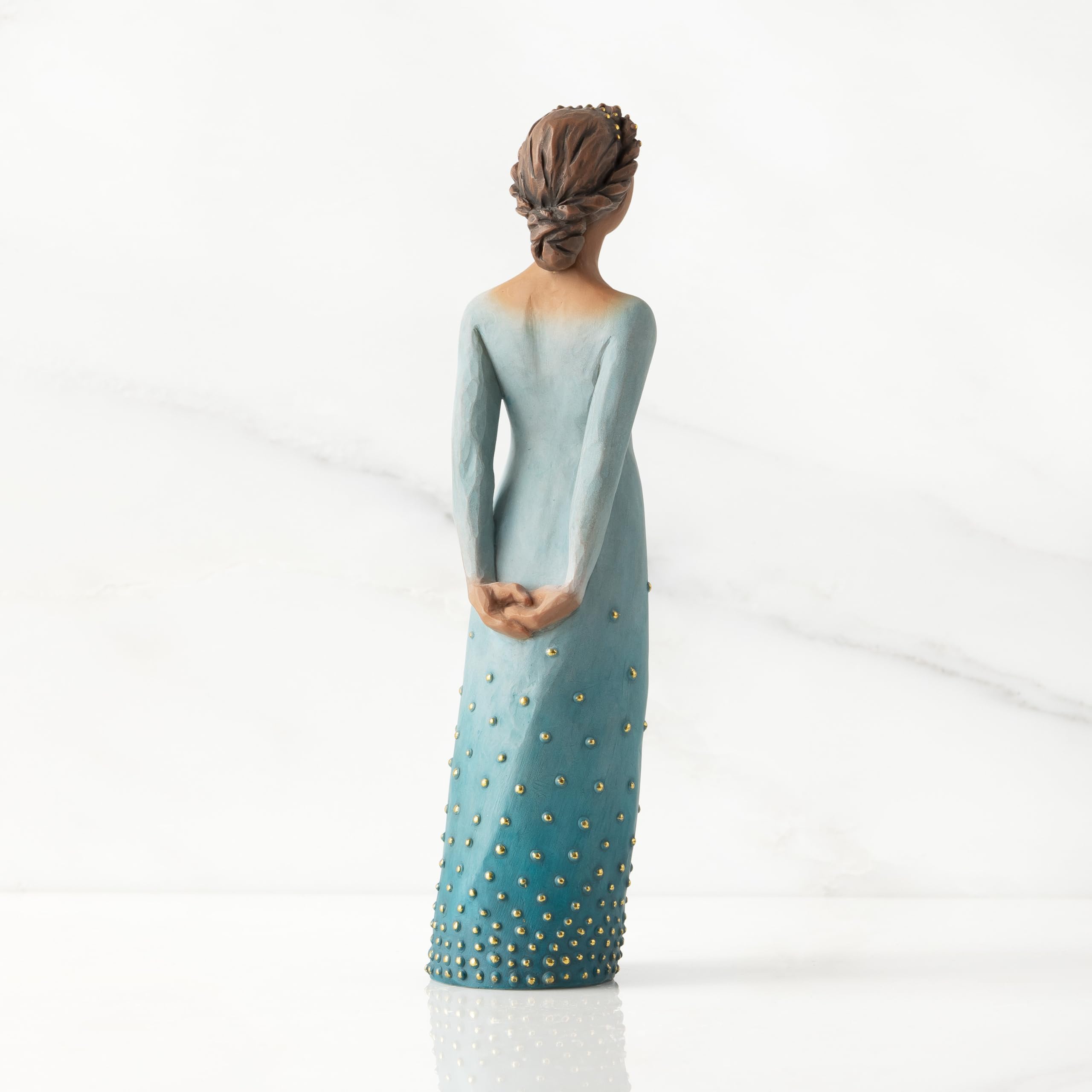 Willow Tree Radiance (Darker Skin), Your Strength and Beauty Shine from Within, Gift of Support, Encouragement, Overcoming Adversity or Celebration, Sculpted Hand-Painted Figure - Image 5