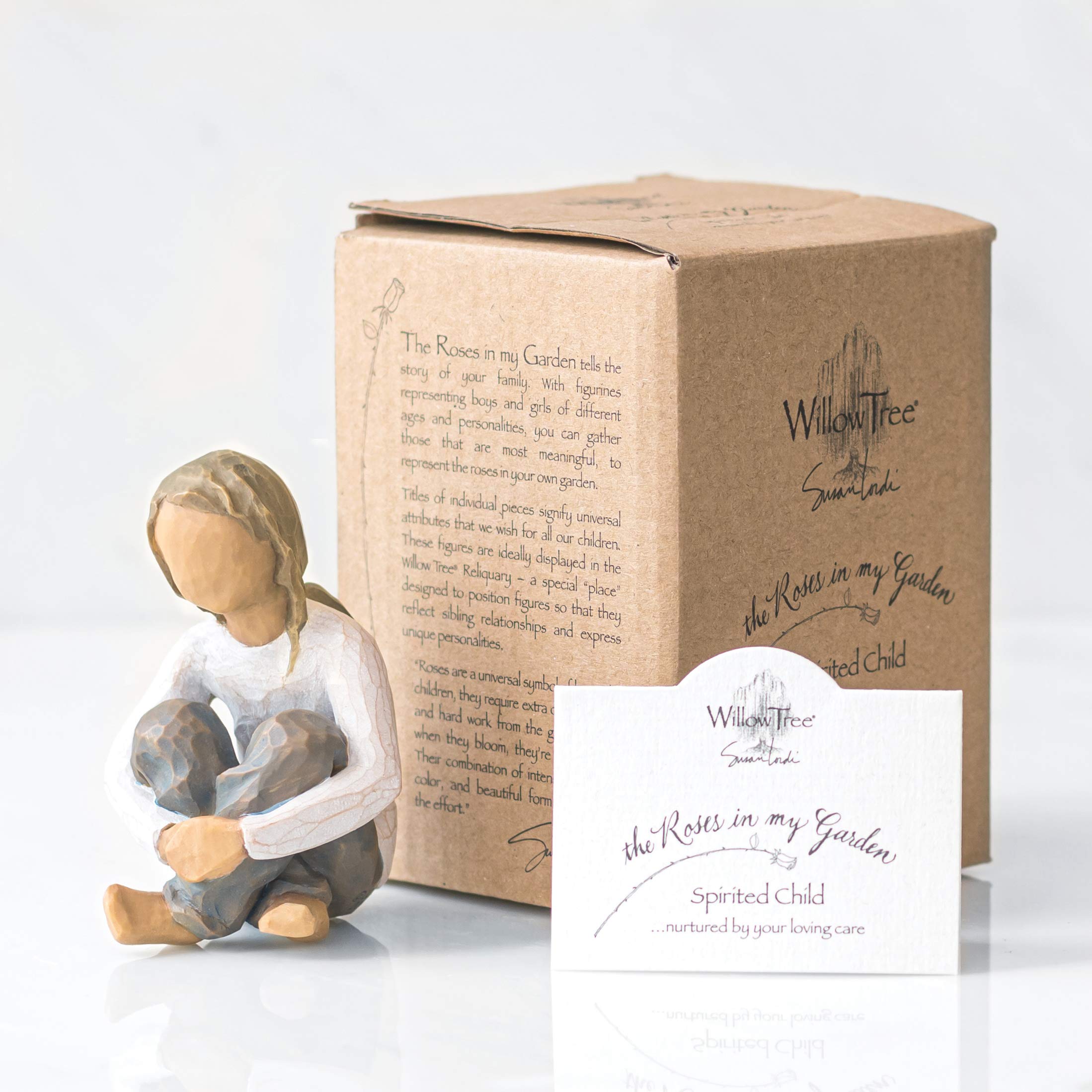 Willow Tree Spirited Child, Sculpted Hand-Painted Figure - Image 6